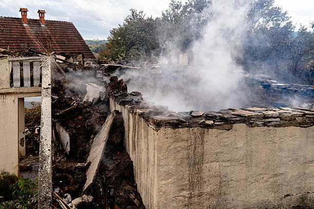 Professional Fire Damage Removal technician working in Blackwood, NJ